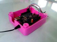 Arduino UNO R 3 Enclosure - wall mountable type..  by Pravin_DD