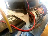 Fan support for RC truck HPI e-savage by mcastilloe