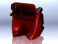 SD3 Extruder Fan Mount (Dual Ducts) by BoopidooDesigns