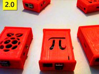 Improved customizable top cover case for the Raspberry Pi by eried