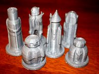 Lord of the Rings Chess set by NathanSquire67