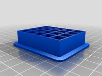 225 different grid cookie cutter - 10mm x 10mm by nischi