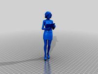 Woman with Notepad by WalterMo