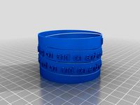 Spiral poem bracelet by mrbenbritton