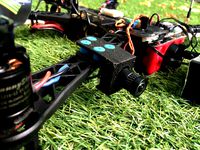 Isolated arm mount for Sony Super HAD 600TVL FPV camera by carballada