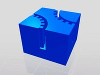 Parametric GT2 belt clip with square teeth by martin_p