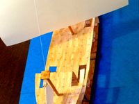 Laser-cut galleon by Widget