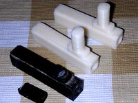 Shower door pivot / hinge replacement by semicolo