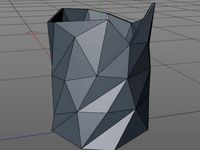 Low Poly Pen Cup by jodroboxes