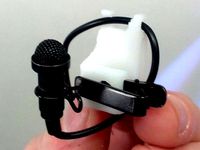 Lavalier Microphone T-Shirt Clip by benheck