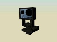 Gopro Hero 3 pan and tilt camera mount by Nuckan