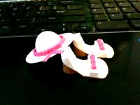 Girlie Sandals & Hat for Corkasaurus Rex by EHM