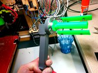 3.5" Hard drive spindle filament spool holder by justinledwards
