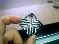 Criss Cross Laser cut fan grill 40mm by 3dyuval