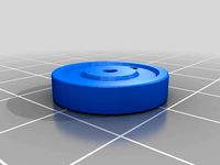 45 Pound Bumper Plate Keychain by brentforman