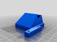 Lulzbot Taz Nozzle Cooling Fan Shroud by Scuttlebot