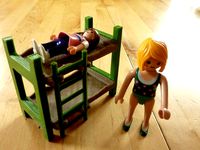 Playmobil Kinderbett, cot for child by cheffeundwackl