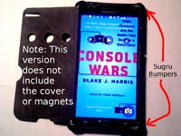 Samsung Galaxy Note 3 Case w/ Sugru Bumpers by tonyyoungblood
