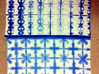 Cut line of Wooden pieces for Shibori, Tie Dye  by ArimatsuPP