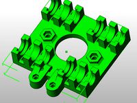 X carriage for 8mm rods by tom4cad
