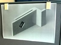 Paper clip for office partition by capella_ben