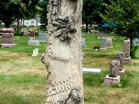 Alguire Grave Monument by jerry7171