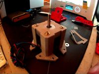 Nema 17 upright holder by Rogoz