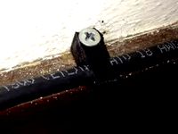 Remix of cable holder with larger hole by Armatec