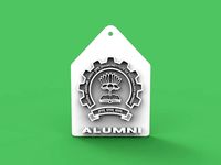 IIT Bombay Alumni Keychain by ankita