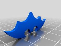 Batman Logo 3D by andysus