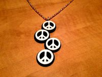 Peace Sign Necklace by KenR