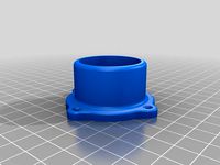 spool holder for 1 inch pvc to wall mount by landsharkxx