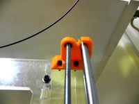 Prusa i3 Z Top Holder with Bearings by modelatolyesi