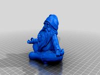 Zen Gnome Low & High Polygon Version by MustangDave
