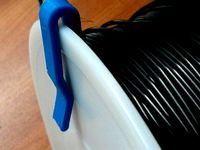 Fillament spool clip for 4mm flange by evgs