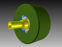 Planetary Gearbox - High Reduction Ratio (118.1:1) by Alphie