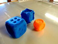 Stylish Collection of Dice - D6 by Intentional3D