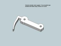 Ormerod RepRapPro 3D Printer. Extra support for the extruder by Thorsen