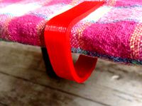 Clips tablecloth on the table by goralski