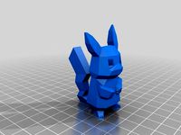 Picachu Remix Low poly by fsugarwala337
