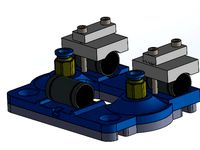 x-cariage dual hotend for prusa  by solid3D