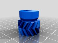 Herringbone Gear set replacement for Printrbot extruder system by rileytsunoda