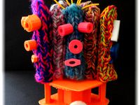 finger puppet holder by heartphone