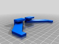 MK2 Heated bed Glass Clamps / Clips - Mendel Lulzbot Prusa by Lucho87