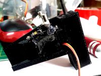 Tricopter 12g/9g servo Yaw mech remixed by skelator