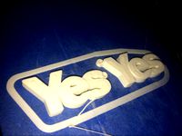 Yes! Yes! Earrings! by 3DPrintersforYES