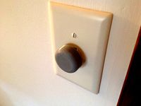 Light Switch Dimmer Knob (for broken switch spline) by kgebo123