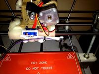 Servo mount for auto bed levelling RichRap Quick-Fit X Carriage by Laggylarry