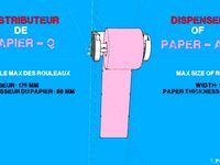Dispencer of paper-ass Distributeur de papier-Q by Jimm3D