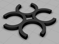 Cable Snowflake (4 cables) by Litruv